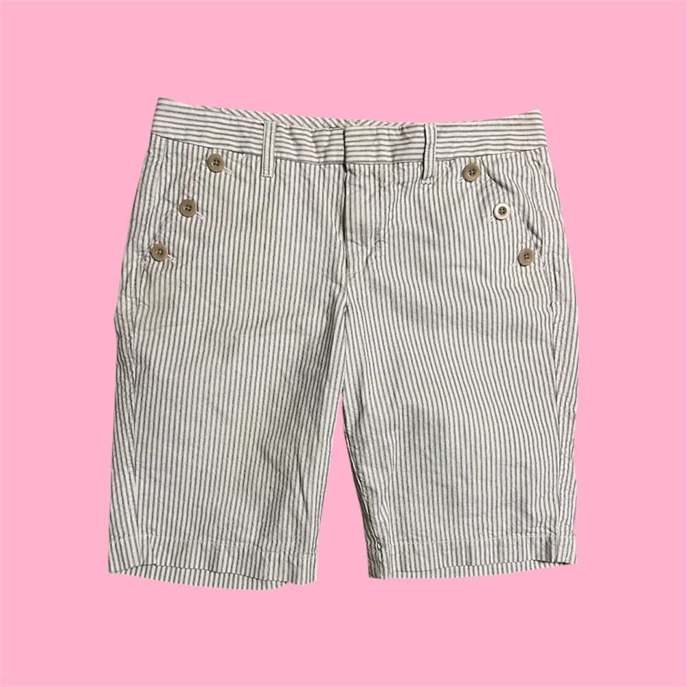 GAP Striped Capri Pants